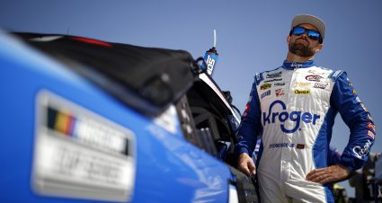 LEBANON, TENNESSEE - JUNE 20: Ricky Stenhouse Jr., driver of the #47 Kroger/Nature Valley Chevrolet, waits on the grid during qualifying for the NASCAR Cup Series Ally 400 at Nashville Superspeedway on June 20, 2021 in Lebanon, Tennessee. (Photo by Jared C. Tilton/Getty Images) | Getty Images