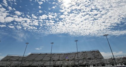 MADISON, IL - AUGUST 30: A view of turn one and two as trucks race during the CarShield 200 presented by CK Power for the Gander Outdoors Truck Series at World Wide Technology Raceway on August 30, 2020 in Madison, Illinois. (Photo by Jeff Curry/Getty Images) | Getty Images