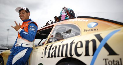 LEBANON, TENNESSEE - JUNE 19: Ryan Vargas, driver of the #6 MaintenX Chevrolet, poses for a photo on the grid during qualifying for the NASCAR Xfinity Series Tennessee Lottery 250 at Nashville Superspeedway on June 19, 2021 in Lebanon, Tennessee. (Photo by Jared C. Tilton/Getty Images) | Getty Images