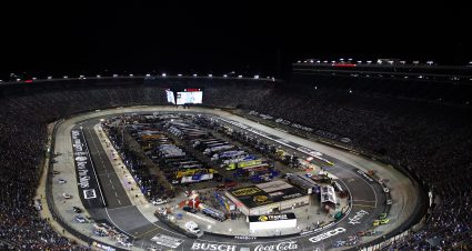 BRISTOL, TENNESSEE - SEPTEMBER 18: A general view of the action during the NASCAR Cup Series Bass Pro Shops Night Race at Bristol Motor Speedway on September 18, 2021 in Bristol, Tennessee. (Photo by Jared C. Tilton/Getty Images) | Getty Images
