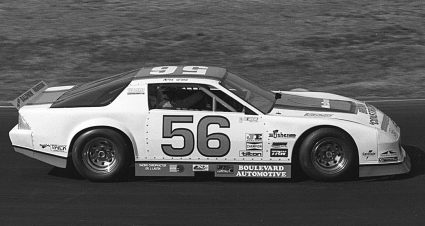RIVERSIDE, CA — November 20, 1982:  Ron Esau of Lakeside, CA, on his way to winning the Warner W. Hodgdon 300 NASCAR Grand American race at Riverside International Raceway in a Chevrolet Camaro.  Esau was also a competitor on the NASCAR Winston West circuit from 1975 through 1998, making 55 starts and taking 28 top 10 finishes.  (Photo by ISC Images & Archives via Getty Images)