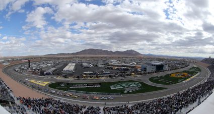 LAS VEGAS, NEVADA - MARCH 06: A general view of racing during the NASCAR Cup Series Pennzoil 400 at Las Vegas Motor Speedway on March 06, 2022 in Las Vegas, Nevada. (Photo by Dylan Buell/Getty Images) | Getty Images