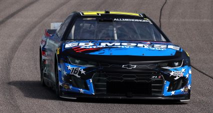HOMESTEAD, FLORIDA - OCTOBER 22: AJ Allmendinger, driver of the #16 Ed Morse Automotive Group Chevrolet, drives during qualifying for the NASCAR Cup Series Dixie Vodka 400 at Homestead-Miami Speedway on October 22, 2022 in Homestead, Florida. (Photo by Jared East/Getty Images) | Getty Images