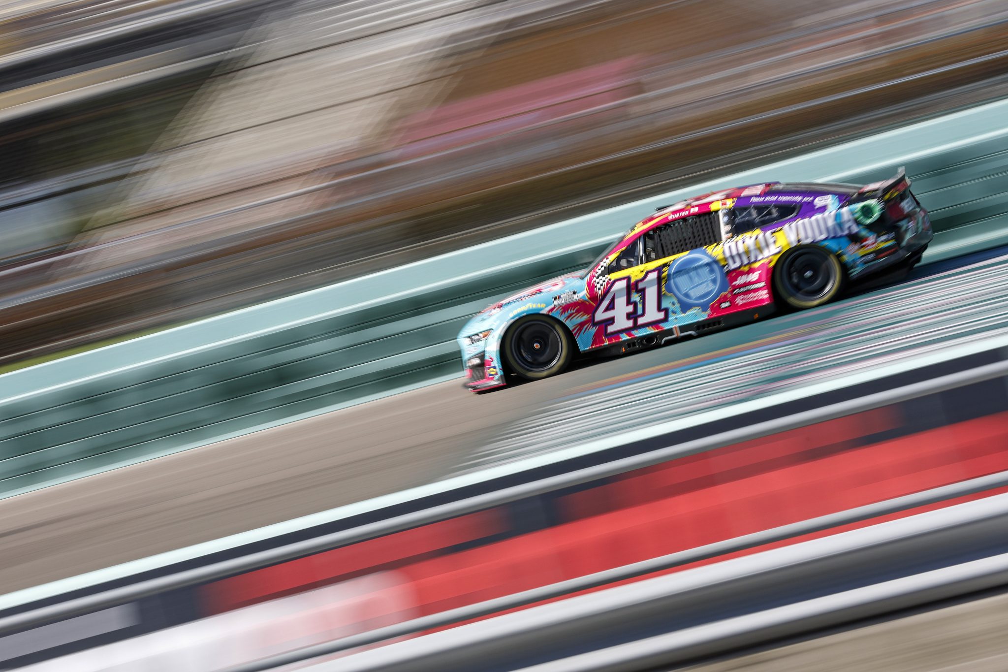HOMESTEAD, FLORIDA - OCTOBER 23: Cole Custer, driver of the #41 Dixie Vodka Ford, drives during the NASCAR Cup Series Dixie Vodka 400 at Homestead-Miami Speedway on October 23, 2022 in Homestead, Florida. (Photo by Sean Gardner/Getty Images) | Getty Images