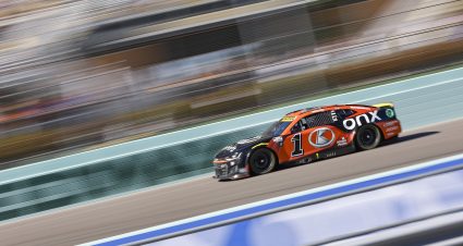 HOMESTEAD, FLORIDA - OCTOBER 23: Ross Chastain, driver of the #1 Kubota Chevrolet, drives during the NASCAR Cup Series Dixie Vodka 400 at Homestead-Miami Speedway on October 23, 2022 in Homestead, Florida. (Photo by Sean Gardner/Getty Images) | Getty Images