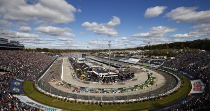 MARTINSVILLE, VIRGINIA - OCTOBER 31: A general view of racing during the NASCAR Cup Series Xfinity 500 at Martinsville Speedway on October 31, 2021 in Martinsville, Virginia. (Photo by Jared C. Tilton/Getty Images) | Getty Images