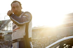 CONCORD, NORTH CAROLINA - OCTOBER 09: Chase Briscoe, driver of the #14 Ford Performance Racing School Ford, reacts after the NASCAR Cup Series Bank of America Roval 400 at Charlotte Motor Speedway on October 09, 2022 in Concord, North Carolina. (Photo by Jared C. Tilton/Getty Images) | Getty Images
