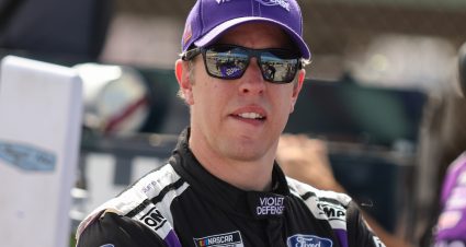 HOMESTEAD, FLORIDA - OCTOBER 22: Brad Keselowski, driver of the #6 Violet Defense Ford, looks on during qualifying for the NASCAR Cup Series Dixie Vodka 400 at Homestead-Miami Speedway on October 22, 2022 in Homestead, Florida. (Photo by Jared East/Getty Images) | Getty Images