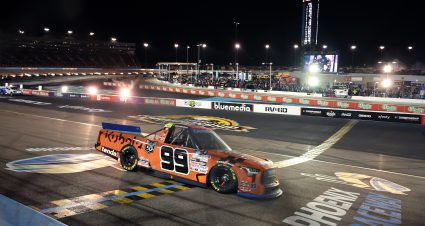 AVONDALE, ARIZONA - NOVEMBER 04: Ben Rhodes, driver of the #99 Kubota Toyota, drives during the NASCAR Camping World Truck Series Lucas Oil 150 at Phoenix Raceway on November 04, 2022 in Avondale, Arizona. (Photo by Christian Petersen/Getty Images) | Getty Images
