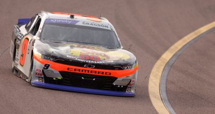 AVONDALE, ARIZONA - NOVEMBER 05: Noah Gragson, driver of the #9 Bass Pro Shops/TrueTimber/BRCC Chevrolet, drives during the NASCAR Xfinity Series Championship at Phoenix Raceway on November 05, 2022 in Avondale, Arizona. (Photo by Christian Petersen/Getty Images) | Getty Images