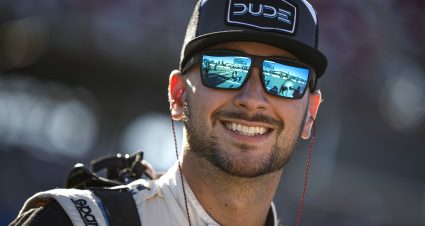TALLADEGA, ALABAMA - SEPTEMBER 30: Anthony Alfredo, driver of the #23 Dude Wipes Chevrolet, waits on the grid during qualifying for the NASCAR Xfinity Series Sparks 300 at Talladega Superspeedway on September 30, 2022 in Talladega, Alabama. (Photo by Sean Gardner/Getty Images) | Getty Images