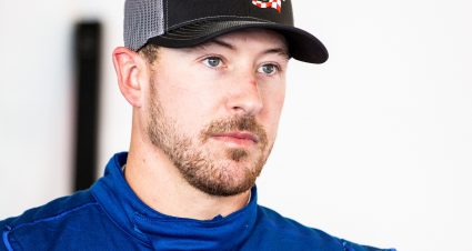 DAYTONA BEACH, FLORIDA - JANUARY 12: Daniel Hemric driver of the #31 Kaulig Racing Chevrolet, looks on in the garage during the NASCAR Next Gen Test at Daytona International Speedway on January 12, 2022 in Daytona Beach, Florida. (Photo by James Gilbert/Getty Images) | Getty Images