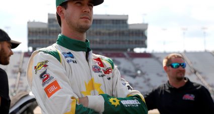 LEBANON, TENNESSEE - JUNE 18: Drew Dollar, driver of the #51 Sunbelt Rentals Toyota, waits on the grid during qualifying for the NASCAR Camping World Truck Series Rackley Roofing 200 at Nashville Superspeedway on June 18, 2021 in Lebanon, Tennessee. (Photo by Sarah Stier/Getty Images) | Getty Images