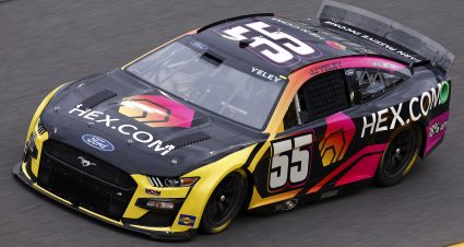 DAYTONA BEACH, FLORIDA - FEBRUARY 15: JJ Yeley, driver of the #55 Hex.com Ford, drives during practice for the NASCAR Cup Series 64th Annual Daytona 500 at Daytona International Speedway on February 15, 2022 in Daytona Beach, Florida. (Photo by Jared C. Tilton/Getty Images) | Getty Images