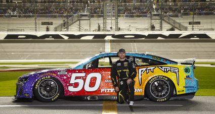 DAYTONA BEACH, FLORIDA - FEBRUARY 16: Kaz Grala, driver of the #50 Pit Viper Sunglasses Chevrolet, poses for a photo on the grid during qualifying for the NASCAR Cup Series 64th Annual Daytona 500 at Daytona International Speedway on February 16, 2022 in Daytona Beach, Florida. (Photo by Jared C. Tilton/Getty Images) | Getty Images