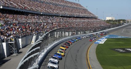 DAYTONA BEACH, FLORIDA - FEBRUARY 20: Brad Keselowski, driver of the #6 Kohler Generators Ford, leads the field to start the NASCAR Cup Series 64th Annual Daytona 500 at Daytona International Speedway on February 20, 2022 in Daytona Beach, Florida. (Photo by Sean Gardner/Getty Images) | Getty Images