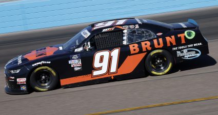 AVONDALE, ARIZONA - MARCH 12: Mason Massey, driver of the #91 BRUNT Workwear Chevrolet, drives during the NASCAR Xfinity Series United Rentals 200 at Phoenix Raceway on March 12, 2022 in Avondale, Arizona. (Photo by Sean Gardner/Getty Images) | Getty Images
