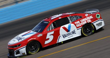 AVONDALE, ARIZONA - MARCH 13: Kyle Larson, driver of the #5 Valvoline Chevrolet, drives during the the Ruoff Mortgage 500 at Phoenix Raceway on March 13, 2022 in Avondale, Arizona. (Photo by Sean Gardner/Getty Images) | Getty Images