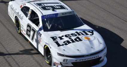 AVONDALE, ARIZONA - MARCH 12: Jeb Burton, driver of the #27 Freshly Laid/Club Scottsdale Chevrolet, drives during the NASCAR Xfinity Series United Rentals 200 at Phoenix Raceway on March 12, 2022 in Avondale, Arizona. (Photo by Logan Riely/Getty Images) | Getty Images