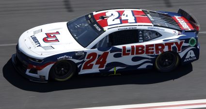William Byron’s 2022 #24 Liberty University Chevrolet paint scheme.