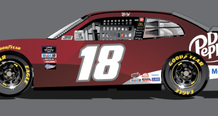 No. 18 Dr Pepper Toyota Gr Supra Side
