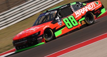 AUSTIN, TEXAS - MARCH 25: Miguel Paludo, driver of the #88 BRANDT Chevrolet, drives during practice for the NASCAR Xfinity Series Pit Boss 250 at Circuit of The Americas on March 25, 2022 in Austin, Texas. (Photo by Dylan Buell/Getty Images) | Getty Images