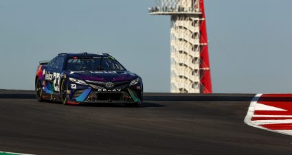 AUSTIN, TEXAS - MARCH 26: Bubba Wallace, driver of the #23 leidos Toyota, drives during practice for the NASCAR Cup Series Echopark Automotive Grand Prix at Circuit of The Americas on March 26, 2022 in Austin, Texas. (Photo by Dylan Buell/Getty Images) | Getty Images