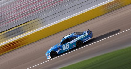 LAS VEGAS, NEVADA - MARCH 04: David Starr, driver of the #08 TicketSmarter Ford, drives during practice for NASCAR Xfinity Series Alsco Uniforms 300 at Las Vegas Motor Speedway on March 04, 2022 in Las Vegas, Nevada. (Photo by Dylan Buell/Getty Images) | Getty Images