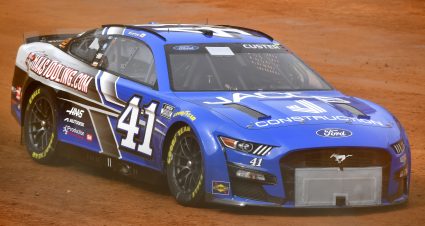 Cole Custer’s 2022 #41 Jacob Construction/HaasTooling Ford paint scheme.