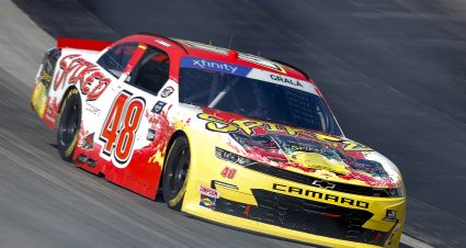 DOVER, DELAWARE - APRIL 29: Kaz Grala, driver of the #48 Big Machine Spiked Coolers Chevrolet, drives during practice for the NASCAR Xfinity Series A-GAME 200 at Dover Motor Speedway on April 29, 2022 in Dover, Delaware. (Photo by Tim Nwachukwu/Getty Images) | Getty Images