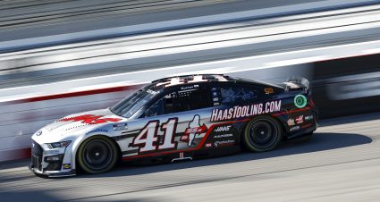 Cole Custer’s 2022 #41 HaasTooling.com Ford paint scheme.
