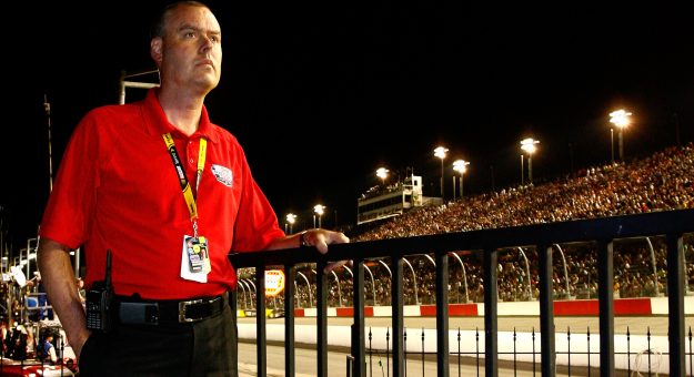 DARLINGTON, SC - MAY 08:  Darlington Raceway Track President Chris Browning looks on from victory lane during the NASCAR Sprint Cup series SHOWTIME Southern 500 at Darlington Raceway on May 8, 2010 in Darlington, South Carolina.  (Photo by Jason Smith/Getty Images) | Getty Images