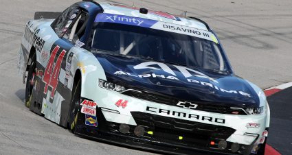 MARTINSVILLE, VIRGINIA - APRIL 07: Howie Disavino III, driver of the #44 Alpha Prime/Richard Green Chevrolet, drives during practice for the NASCAR Xfinity Series  Call 811 Before You Dig 250 powered by Call 811.com at Martinsville Speedway on April 07, 2022 in Martinsville, Virginia. (Photo by Meg Oliphant/Getty Images) | Getty Images