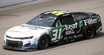 KANSAS CITY, KANSAS - MAY 15: Justin Haley, driver of the #31 LeafFilter Gutter Protection Chevrolet, drives during the NASCAR Cup Series AdventHealth 400 at Kansas Speedway on May 15, 2022 in Kansas City, Kansas. (Photo by Chris Graythen/Getty Images) | Getty Images