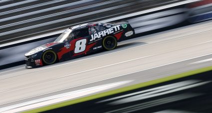 FORT WORTH, TEXAS - MAY 20: Josh Berry, driver of the #8 Jarrett Industries Chevrolet, drives during practice for the NASCAR Xfinity Series SRS Distribution 250 at Texas Motor Speedway on May 20, 2022 in Fort Worth, Texas. (Photo by Jared C. Tilton/Getty Images) | Getty Images