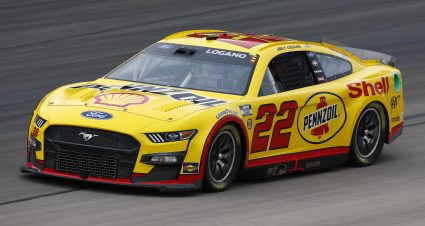 FORT WORTH, TEXAS - MAY 21: Joey Logano, driver of the #22 Shell Pennzoil Ford, drives during qualifying for the NASCAR Cup Series All-Star Race at Texas Motor Speedway on May 21, 2022 in Fort Worth, Texas. (Photo by Jared C. Tilton/Getty Images) | Getty Images