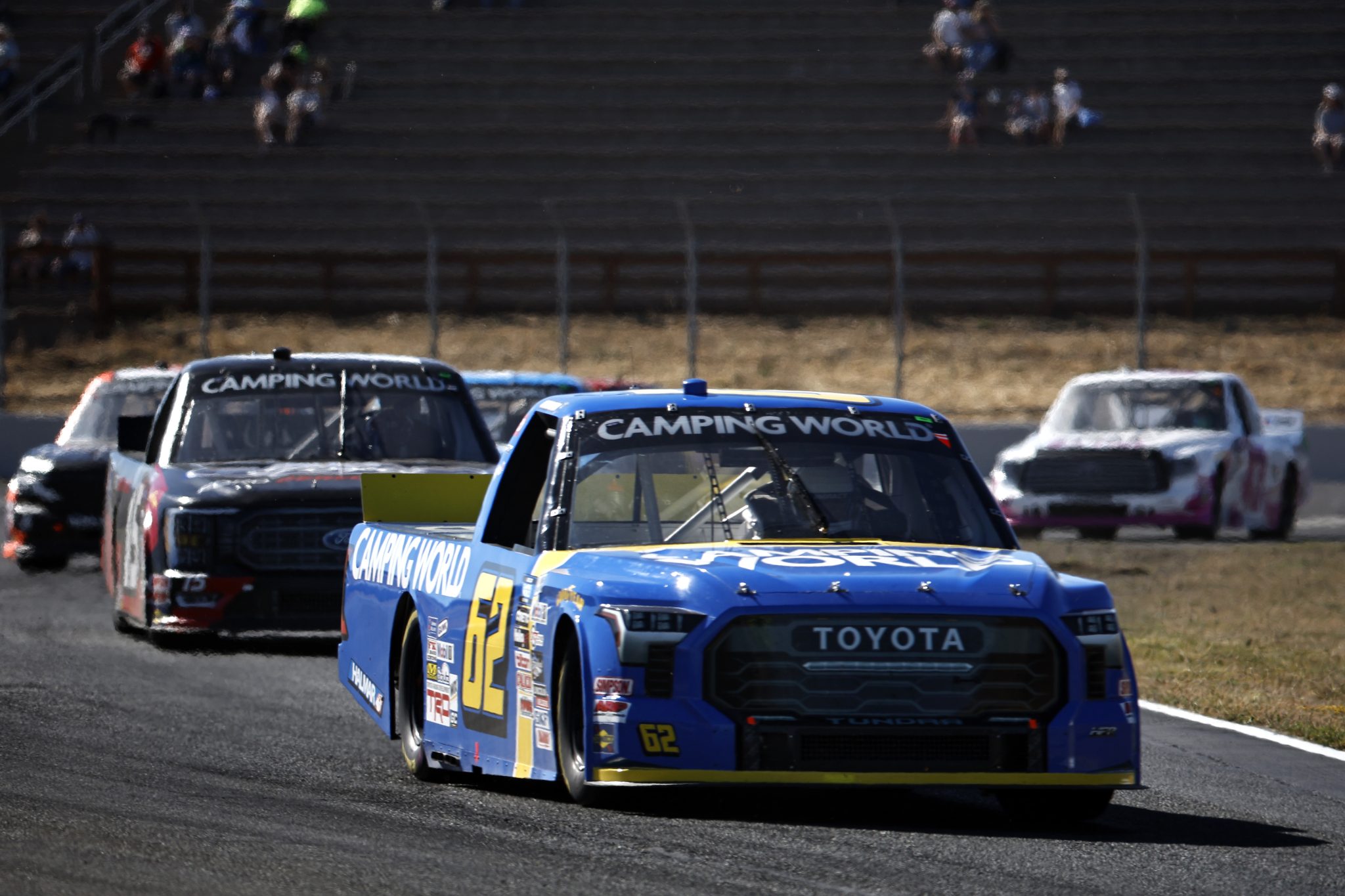 SONOMA, CALIFORNIA - JUNE 11: Todd Bodine, driver of the #62 Camping World Toyota, drives during the NASCAR Camping World Truck Series DoorDash 250 at Sonoma Raceway on June 11, 2022 in Sonoma, California. (Photo by Chris Graythen/Getty Images) | Getty Images