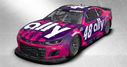 Alex Bowman’s 2022 #48 Ally Chevrolet paint scheme.