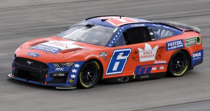 LEBANON, TENNESSEE - JUNE 25: Brad Keselowski, driver of the #6 King's Hawaiian Ford, drives during qualifying for the NASCAR Cup Series Ally 400 at Nashville Superspeedway on June 25, 2022 in Lebanon, Tennessee. (Photo by Logan Riely/Getty Images) | Getty Images