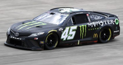 LEBANON, TENNESSEE - JUNE 25: Kurt Busch, driver of the #45 Monster Energy Toyota, drives during qualifying for the NASCAR Cup Series Ally 400 at Nashville Superspeedway on June 25, 2022 in Lebanon, Tennessee. (Photo by Logan Riely/Getty Images) | Getty Images