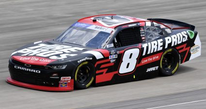 LEBANON, TENNESSEE - JUNE 25: Josh Berry, driver of the #8 Tire Pros Chevrolet, drives during qualifying for the NASCAR Xfinity Series Tennessee Lottery 250 at Nashville Superspeedway on June 25, 2022 in Lebanon, Tennessee. (Photo by Logan Riely/Getty Images) | Getty Images