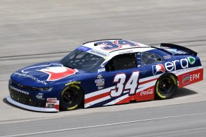 LEBANON, TENNESSEE - JUNE 25: Kyle Weatherman, driver of the #34 eRacing Association Chevrolet, drives during qualifying for the NASCAR Xfinity Series Tennessee Lottery 250 at Nashville Superspeedway on June 25, 2022 in Lebanon, Tennessee. (Photo by Logan Riely/Getty Images) | Getty Images