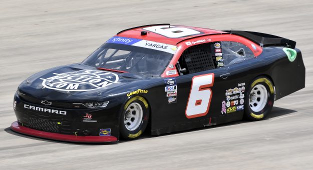 LEBANON, TENNESSEE - JUNE 25: Ryan Vargas, driver of the #6 TeamJDMotorsports.com Chevrolet, drives during qualifying for the NASCAR Xfinity Series Tennessee Lottery 250 at Nashville Superspeedway on June 25, 2022 in Lebanon, Tennessee. (Photo by Logan Riely/Getty Images) | Getty Images