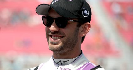 MADISON, ILLINOIS - JUNE 04: Daniel Suarez, driver of the #99 Tootsie's Orchid Lounge Chevrolet, looks on during qualifying for the NASCAR Cup Series Enjoy Illinois 300 at WWT Raceway on June 04, 2022 in Madison, Illinois. (Photo by Sean Gardner/Getty Images) | Getty Images