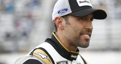 MARTINSVILLE, VIRGINIA - APRIL 08: Aric Almirola, driver of the #10 Smithfield Spirals Ford, looks on during qualifying for the NASCAR Cup Series Blue-Emu Maximum Pain Relief 400 at Martinsville Speedway on April 08, 2022 in Martinsville, Virginia. (Photo by Jared C. Tilton/Getty Images) | Getty Images