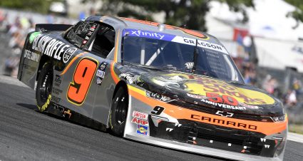 ELKHART LAKE, WISCONSIN - JULY 01: Noah Gragson, driver of the #9 Bass Pro Shops/TrueTimber/BRCC Chevrolet, drives during qualifying for the NASCAR Xfinity Series Henry 180 at Road America on July 01, 2022 in Elkhart Lake, Wisconsin. (Photo by Logan Riely/Getty Images) | Getty Images