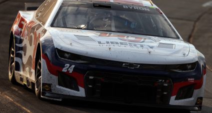 William Byron’s 2022 #24 Liberty University Chevrolet paint scheme.