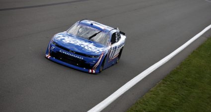 William Byron’s 2022 #17 HendrickCars.com Chevrolet paint scheme.