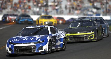 WATKINS GLEN, NEW YORK - AUGUST 21: Daniel Suarez, driver of the #99 Princess Cruises Chevrolet, drives during the NASCAR Cup Series Go Bowling at The Glen at Watkins Glen International on August 21, 2022 in Watkins Glen, New York. (Photo by Sean Gardner/Getty Images) | Getty Images
