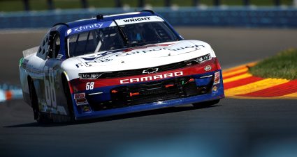 WATKINS GLEN, NEW YORK - AUGUST 20: Kris Wright, driver of the #68 First National Bank Chevrolet, drives during qualifying for the NASCAR Xfinity Series Sunoco Go Rewards 200 at The Glen at Watkins Glen International on August 20, 2022 in Watkins Glen, New York. (Photo by Sean Gardner/Getty Images) | Getty Images